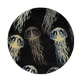 thumbnail image 1 of Disketp Jellyfish Small Mouse Pad 7.9x7.9 Inches,Washable Round Mousepad For Office Laptop Computer,Non-Slip Rubber Base Mouse Pads For Wireless Mouse, 1 of 9