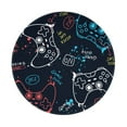 thumbnail image 1 of Disketp Joystick Gamepad Small Mouse Pad 7.9x7.9 Inches,Washable Round Mousepad For Office Laptop Computer,Non-Slip Rubber Base Mouse Pads For Wireless Mouse, 1 of 8