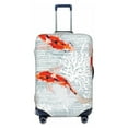 thumbnail image 1 of Disketp Koi Fish Corals,Spring Summer Elastic Travel Luggage Cover Travel Suitcase Protective Cover For Trunk Case Apply To 18''-32'' Suitcase Cover (Luggage not included)-Large, 1 of 9