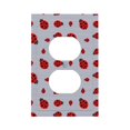 thumbnail image 1 of Disketp Ladybug Decorative Light Switch or Outlet Wall Plate with Safety Cover-Style S, 1 of 6