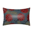 thumbnail image 1 of Disketp Ladybug Satin Pillowcase For Hair And Skin - Satin Pillow Cases Standard Size 20x30 Inches With Zipper,Gifts For Women Men, 1 of 8