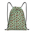 thumbnail image 1 of Disketp Ladybugs 3 Drawstring Backpack Drawstring Gym Bags Draw String Bags for Sports, Gym, Travel, Swimming, Beach-Small, 1 of 6