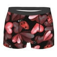 thumbnail image 1 of Disketp Ladybugs And Red Hearts Men'S Boxer Briefs,Soft And Breathable Cotton Underwear With Comfortflex Waistband, 1 of 8