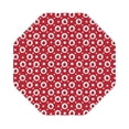 thumbnail image 1 of Disketp Ladybugs And White Dots Funny Coasters,6 Pcs Leather Coasters with Holder, Perfect Housewarming Hostess Gifts,Protect Furniture from Water Marks Scratch and Damage,Octagon, 1 of 7