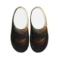 thumbnail image 1 of Disketp Lakeside Flower Field Cat Women's Men's Slippers Plush Slip-On House Slipper for Winter Indoor Soft Cushion Non-slip Fluffy Slides Slippers-8, 1 of 7