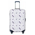 thumbnail image 1 of Disketp Lavender Flowers Elastic Travel Luggage Cover Travel Suitcase Protective Cover For Trunk Case Apply To 18''-32'' Suitcase Cover-Medium, 1 of 7