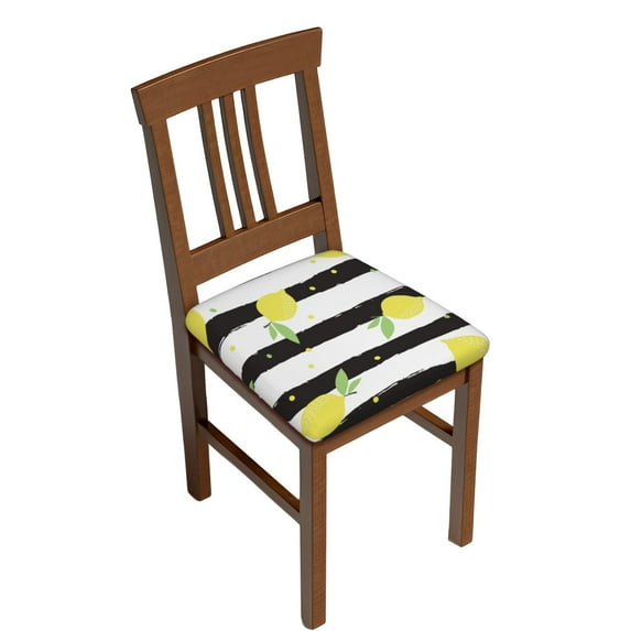 Disketp Lemon for Square Chair Cushion Covers for Hotel, Bedroom, Office,Machine Washable-Two Pieces