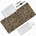 thumbnail image 1 of Disketp Leopard Print-1 Gaming Mouse Mat Long Extended Mouse Pad Desk Mat Non-Slip Rubber Mice Pads Stitched Edges(315.5 x 16 x 0.12 Inches), 1 of 1