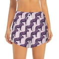 thumbnail image 1 of Disketp Leopard Print Print Women's Shorts Workout Shorts for Athletic Gym Running Shorts with Phone Pockets X-Large, 1 of 8