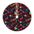 thumbnail image 1 of Disketp Lgbt Rainbow For Pride Christmas Tree Skirt, Christmas Tree Decorations, Christmas Decor, Tree Mat Decoration(30-48IN)-48", 1 of 6