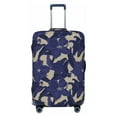 thumbnail image 1 of Disketp Lilies Flowers Elastic Travel Luggage Cover Travel Suitcase Protective Cover For Trunk Case Apply To 18''-32'' Suitcase Cover-Medium, 1 of 7