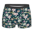 thumbnail image 1 of Disketp Lilies Flowers Men's Boxer Briefs,Soft and Breathable Cotton Underwear with ComfortFlex Waistband, 1 of 7