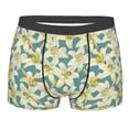 thumbnail image 1 of Disketp Lilies Flowers Men's Boxer Briefs,Soft and Breathable Cotton Underwear with ComfortFlex Waistband, 1 of 7