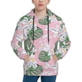 thumbnail image 1 of Disketp Lilies Flowers Youth Hoodie Sweatshirt for Boys Girls Kids Pullover Hooded Classic Casual Essentials Hoodie-Small, 1 of 6