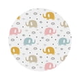 thumbnail image 1 of Disketp Little Elephant Funny Coasters,4 Pcs Leather Coasters With Holder, Perfect Housewarming Hostess Gifts,Protect Furniture From Water Marks Scratch And Damage, 1 of 9