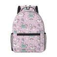 thumbnail image 1 of Disketp Llama Unicorn and Rainbow Backpack - Comfortable Daypack with The right laptop for you Spacious Main Compartment & other poket - {designName} print, 1 of 6