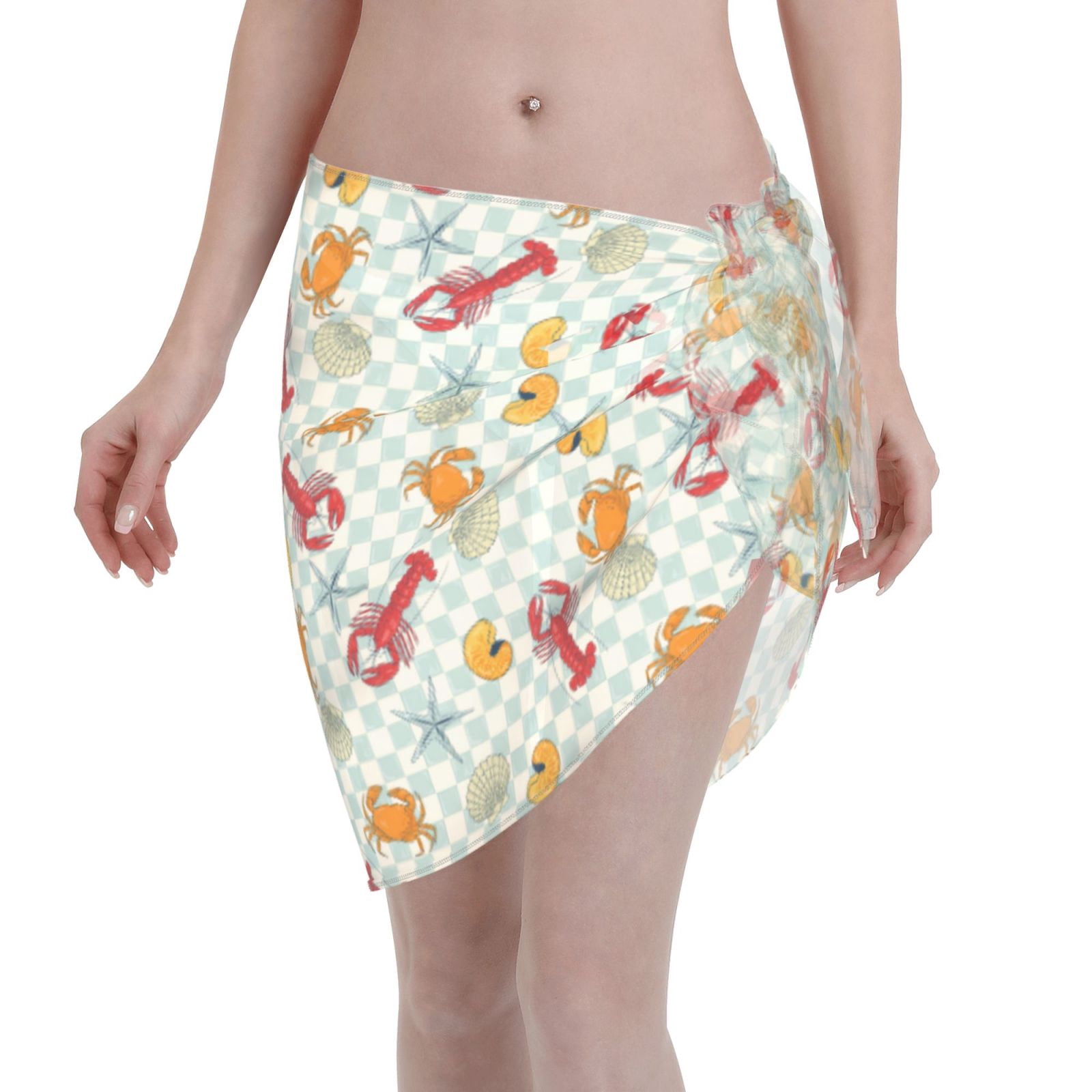 Sexy Swimsuit Women Conservative Cover Belly Lace Up Swimsuit Spring Chiffon Beach Skirt Set