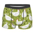 thumbnail image 1 of Disketp Lovely Chickens Men'S Boxer Briefs,Soft And Breathable Cotton Underwear With Comfortflex Waistband, 1 of 8