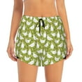 thumbnail image 1 of Disketp Lovely Chickens Print Women's Shorts Workout Shorts for Athletic Gym Running Shorts with Phone Pockets X-Large, 1 of 8