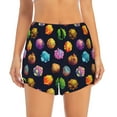thumbnail image 1 of Disketp Lovely Planet Print Women's Shorts Workout Shorts for Athletic Gym Running Shorts with Phone Pockets X-Large, 1 of 8