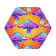 thumbnail image 1 of Disketp Magic Mushrooms Funny Coasters,6 Pcs Leather Coasters With Holder, Perfect Housewarming Hostess Gifts,Protect Furniture From Water Marks Scratch And Damage, 1 of 9