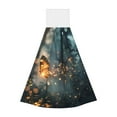 thumbnail image 1 of Disketp Magical Butterfly In Forest Hanging Kitchen Towel Tie Towels Tea Bar Dish Cloths Dry Towel for Laundry Room Decor (18*14in), 1 of 7