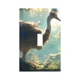 thumbnail image 1 of Disketp Majestic Ostrich In Forest Decorative Light Switch or Outlet Wall Plate with Safety Cover-Style T, 1 of 6