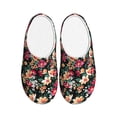 thumbnail image 1 of Disketp Many Kind Of Flowers Women's Men's Slippers Plush Slip-On House Slipper for Winter Indoor Soft Cushion Non-slip Fluffy Slides Slippers-37/38, 1 of 7