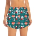 thumbnail image 1 of Disketp Medical Elements Print Women's Shorts Workout Shorts for Athletic Gym Running Shorts with Phone Pockets XX-Large, 1 of 8