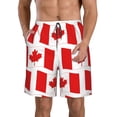 thumbnail image 1 of Disketp Men'S Swim Trunks Hawaiian Breathable Surf Beach Swimsuits Mesh Lining Beach Shorts With Pockets-Canada, 1 of 9