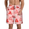 thumbnail image 1 of Disketp Men'S Swim Trunks Hawaiian Breathable Surf Beach Swimsuits Mesh Lining Beach Shorts With Pockets-Cute Mushroom1, 1 of 9