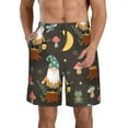 thumbnail image 1 of Disketp Men'S Swim Trunks Hawaiian Breathable Surf Beach Swimsuits Mesh Lining Beach Shorts With Pockets-Gnome Insect Frog, 1 of 9