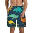 thumbnail image 1 of Disketp Men'S Swim Trunks Hawaiian Breathable Surf Beach Swimsuits Mesh Lining Beach Shorts With Pockets-Hand Drawn Seamless, 1 of 9