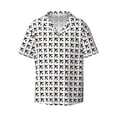 thumbnail image 1 of Disketp Men's Hawaiian Airplane Print Shirts Button Down Holiday Beach Shirts-Medium, 1 of 5