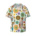 thumbnail image 1 of Disketp Men's Hawaiian Beautiful African Womens Print Shirts Button Down Holiday Beach Shirts-X-Large, 1 of 5