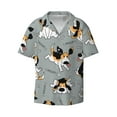 thumbnail image 1 of Disketp Men's Hawaiian Funny Beagle Active Dog Print Shirts Button Down Holiday Beach Shirts-X-Large, 1 of 7