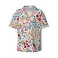 thumbnail image 1 of Disketp Men's Hawaiian Trendy Floral Design Print Shirts Button Down Holiday Beach Shirts-Medium, 1 of 7
