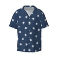 thumbnail image 1 of Disketp Men's Hawaiian Turtle Print Shirts Button Down Holiday Beach Shirts-4X-Large, 1 of 5