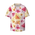 thumbnail image 1 of Disketp Men's Hawaiian Watermelon Print Shirts Button Down Holiday Beach Shirts-XX-Large, 1 of 5