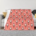 thumbnail image 1 of Disketp Merry Christmas Santa Claus Flannel Blankets - Thick and Warm Blanket for Winter, Soft Fuzzy Plush King Blanket for All Seasons-40"x30", 1 of 6