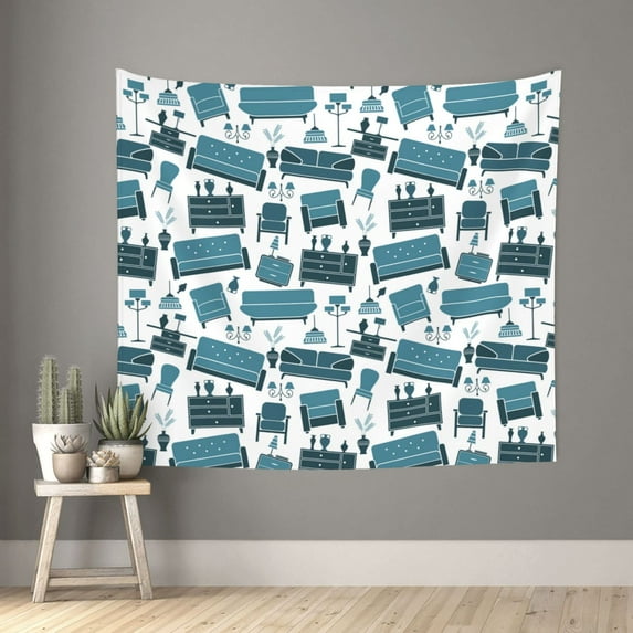 Disketp Modern Furniture Tapestry 60x51 InchesTapestry for Living Room Bedroom Home