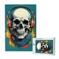 thumbnail image 1 of Disketp Modern Hip-Hop Skull Custom Puzzle Personalized Puzzles 1000 Pieces, Customized Picture Puzzle for Adult and Teens((29.5×19.7in, Vertical), 1 of 9