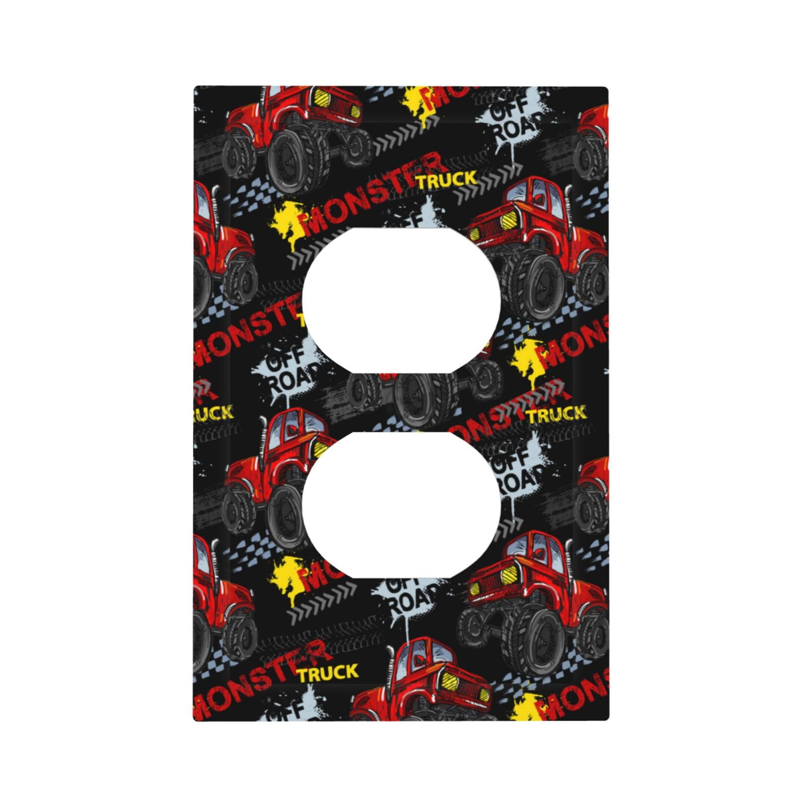 Disketp Monster Truck Decorative Light Switch or Outlet Wall Plate with