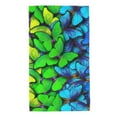 thumbnail image 1 of Disketp Multicolored Butterflies Print Bathroom Towels,Cotton Towel,Soft Towels For Kitchen And Bath, 1 of 9