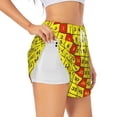 thumbnail image 1 of Disketp Multiplication Table2 Women's Shorts Workout Shorts for Athletic Gym Running Shorts with Phone Pockets-Medium, 1 of 7