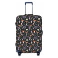 thumbnail image 1 of Disketp Mushroom Elastic Travel Luggage Cover Travel Suitcase Protective Cover For Trunk Case Apply To 18''-32'' Suitcase Cover-X-Large, 1 of 7