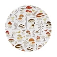 thumbnail image 1 of Disketp Mushrooms And Butterflies Small Mouse Pad 7.9x7.9 Inches,Washable Round Mousepad For Office Laptop Computer,Non-Slip Rubber Base Mouse Pads For Wireless Mouse, 1 of 9