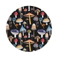 thumbnail image 1 of Disketp Mushrooms And Autumn Leaves Funny Coasters,4 Pcs Leather Coasters With Holder, Perfect Housewarming Hostess Gifts,Protect Furniture From Water Marks Scratch, 1 of 9