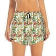 thumbnail image 1 of Disketp Mushrooms Gnomes Print Women's Shorts Workout Shorts for Athletic Gym Running Shorts with Phone Pockets XX-Large, 1 of 8