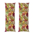 thumbnail image 1 of Disketp Mushrooms and Leaves Print Body Pillow Cover - Super Soft 20x54 Body Pillow Case,Long Side Hidden Zipper, 1 of 8